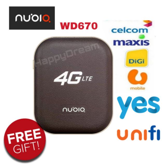 Zte Nubia Wd670 4g Lte Wifi Portable Modem Router Shopee Malaysia