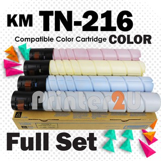 Konica Minolta TN216K TN216M TN216Y TN216C CMYK Set bizhub C220 C280 