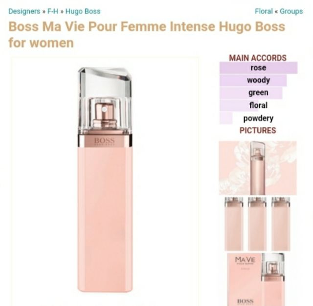 boss ma vie pour femme intense