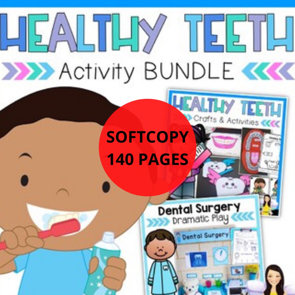 (PDF) worksheet dental health care bundle 140 pages SOFTCOPY | Shopee ...