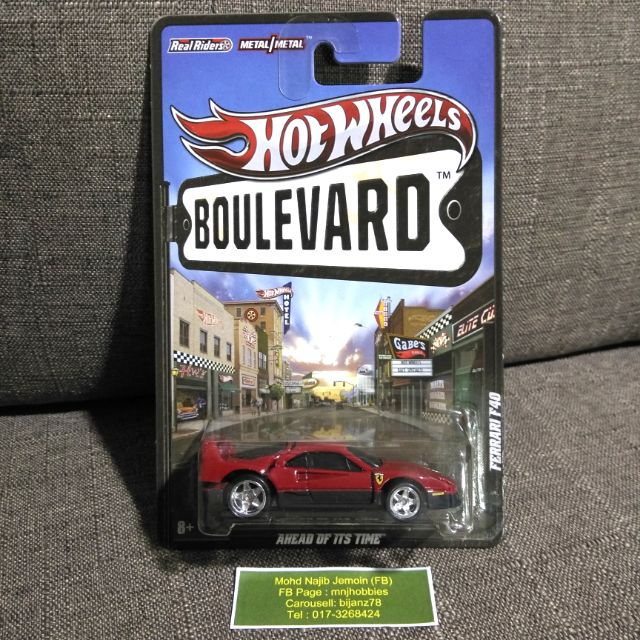 hot wheels boulevard ferrari f40