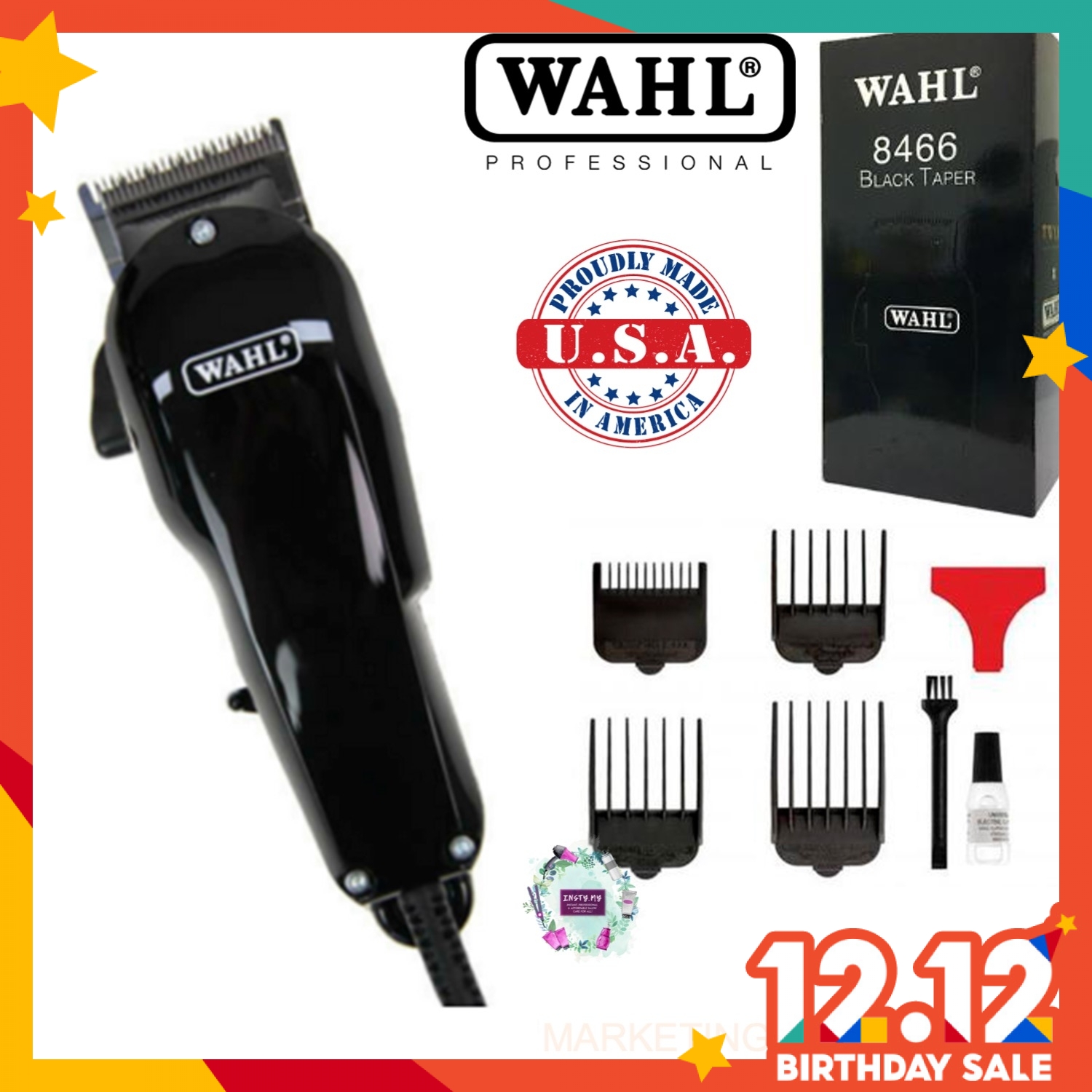 wahl super taper black edition