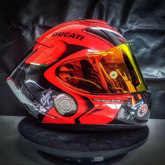 Shoei X14 Ducati V4r 1 1 Free Visor Colour Fullface Helmet Shopee Malaysia