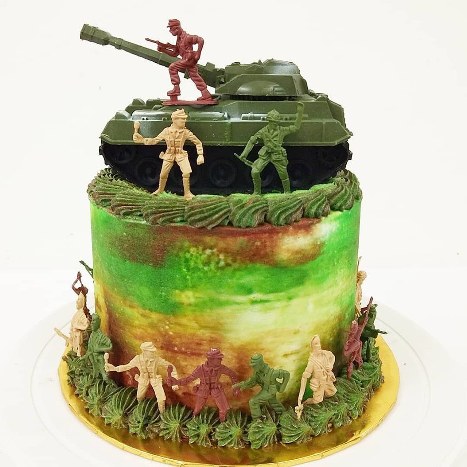 Army Tanker Buttercream Cake Shopee Malaysia