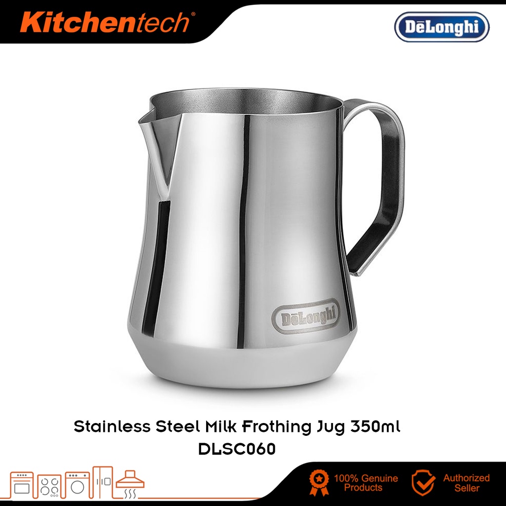 Delonghi DLSC060 Stainless Steel Milk Frothing Jug 350ml Shopee Malaysia