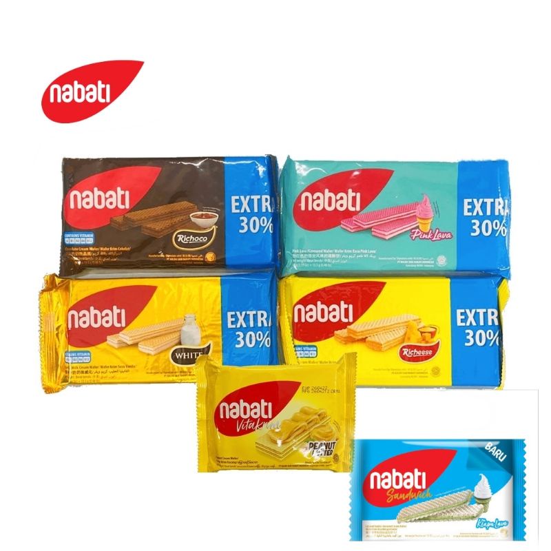 [TKM] Nabati Cream Wafer 40g Extra 30 % | Shopee Malaysia