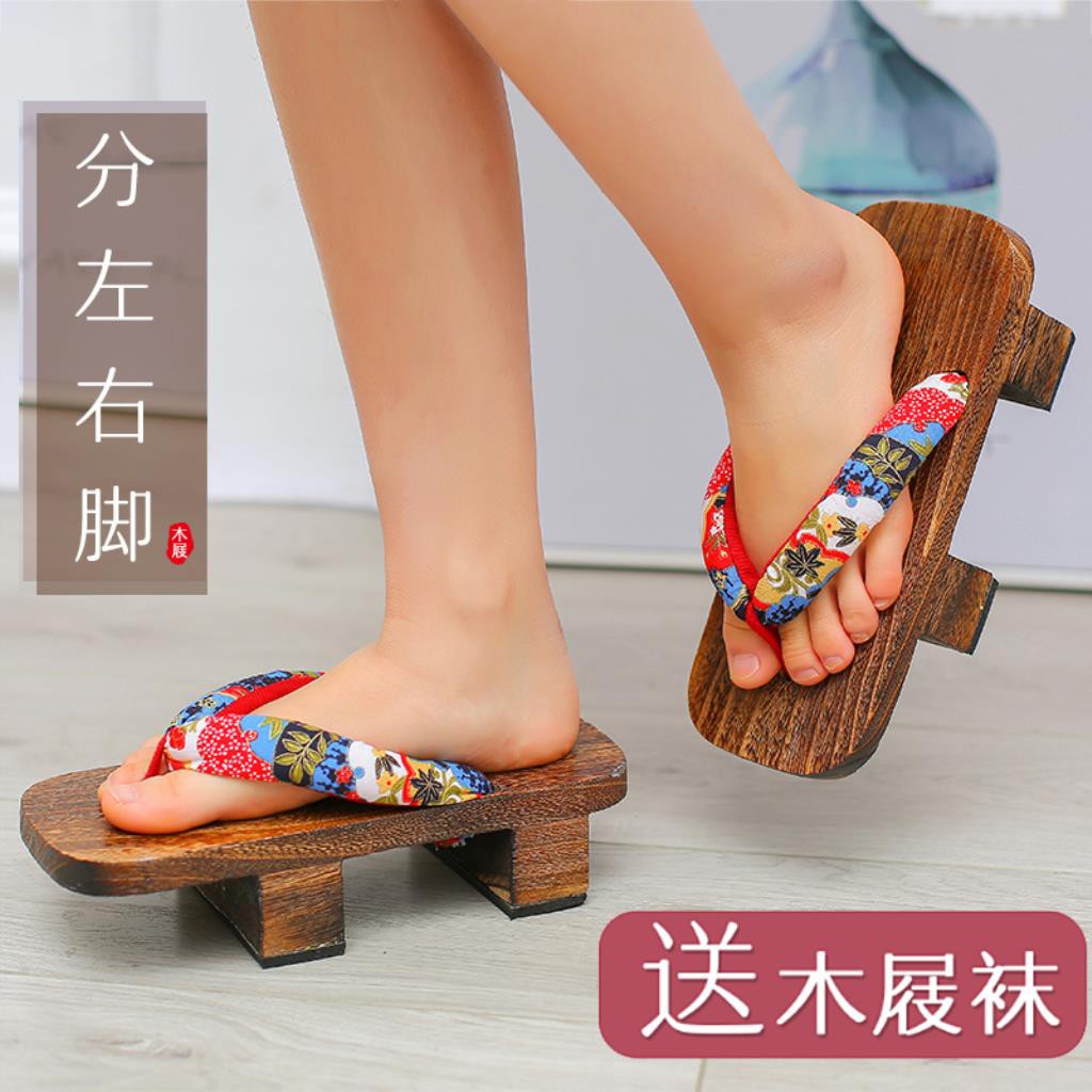 wooden clogs high heels