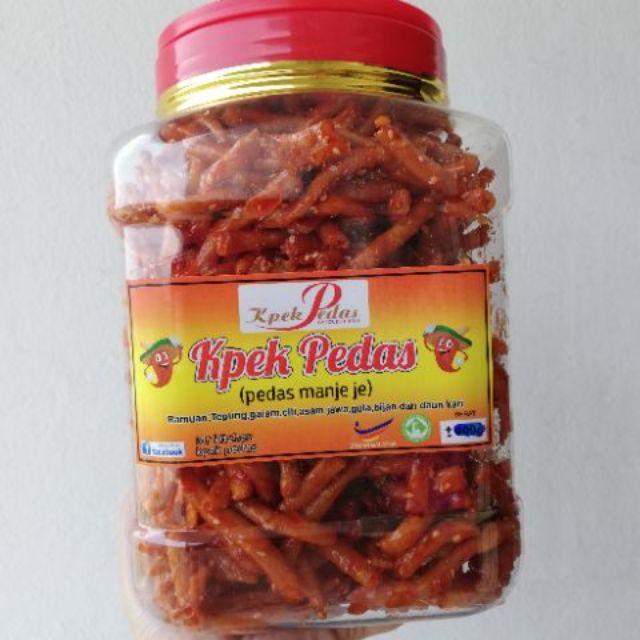 1KG Kerepek pedas/kuih gunting sira/snacks / kpek pedas 