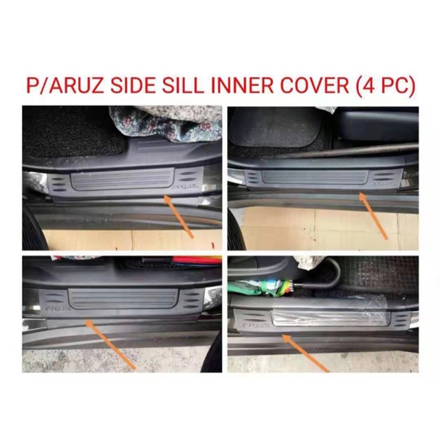 Perodua Aruz Side Step Inner Cover 4pcs  Shopee Malaysia