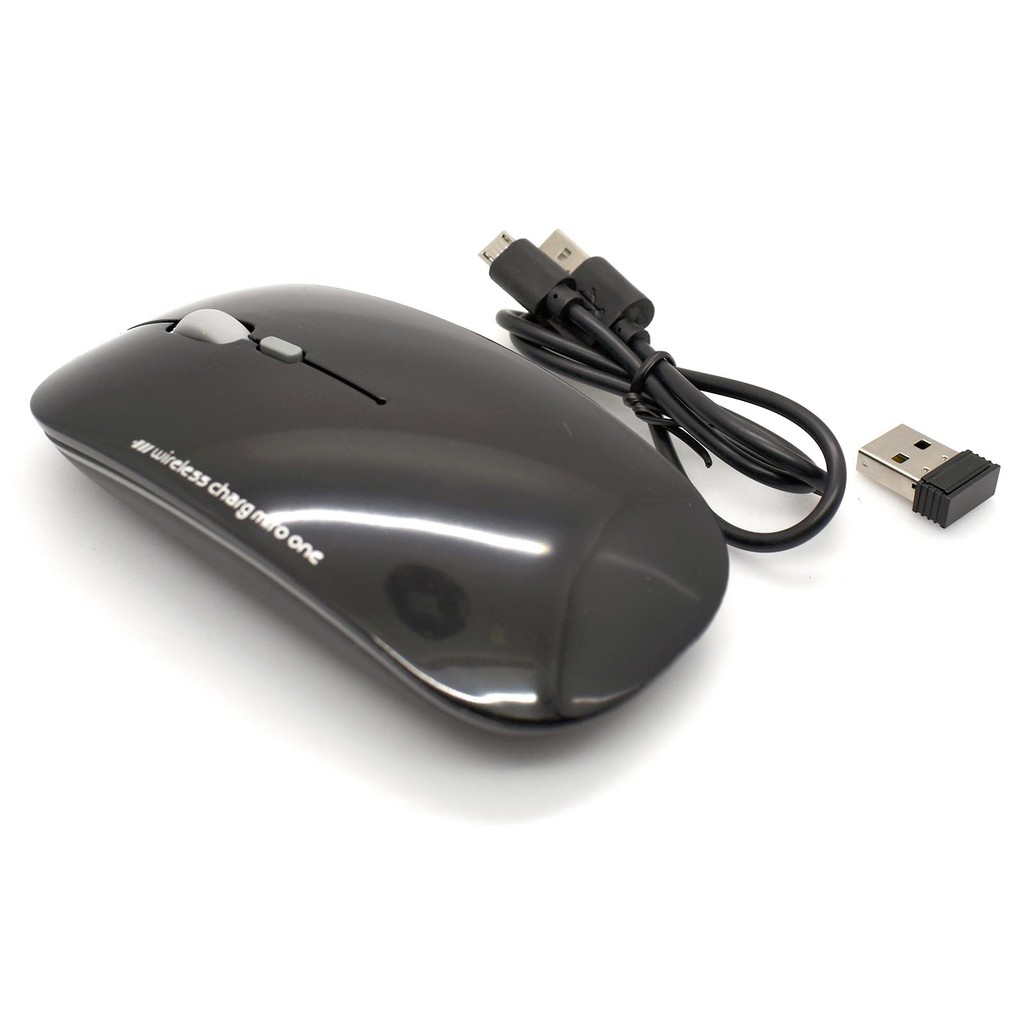 Wireless Optical Mouse 2.4GHz Rechargeable Lithium battery USB