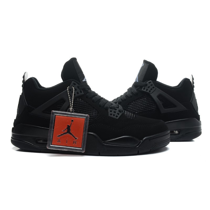 black jordans 4