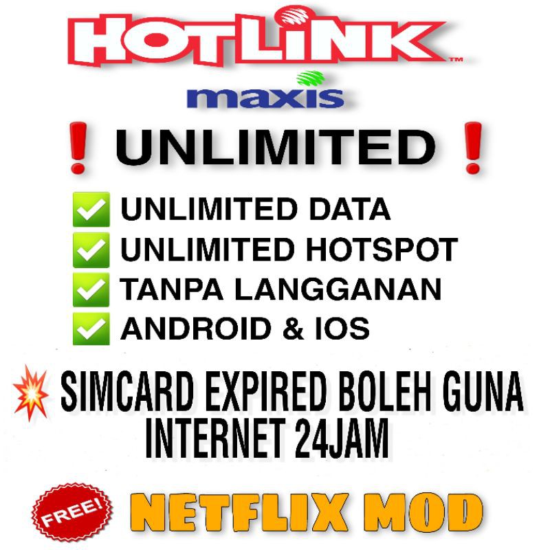 Maxis unlimited data plan