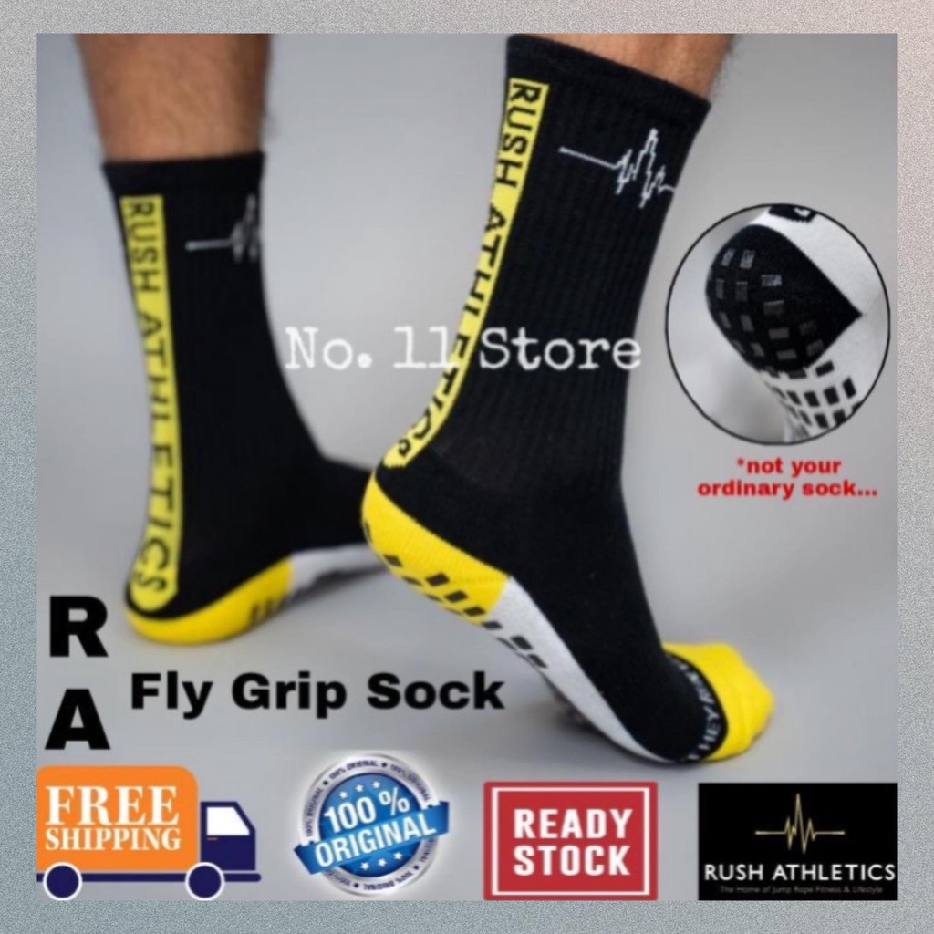 [READY STOCK] RUSH ATHLETICS Fly Grip Sock