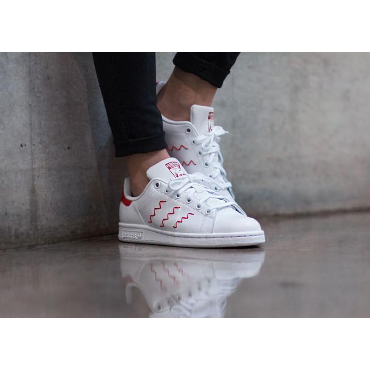 stan smith zig zag blue