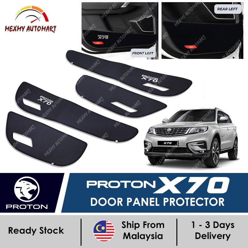 NEW Proton X70 Side Door Anti Kick Pad Thick Leather ...