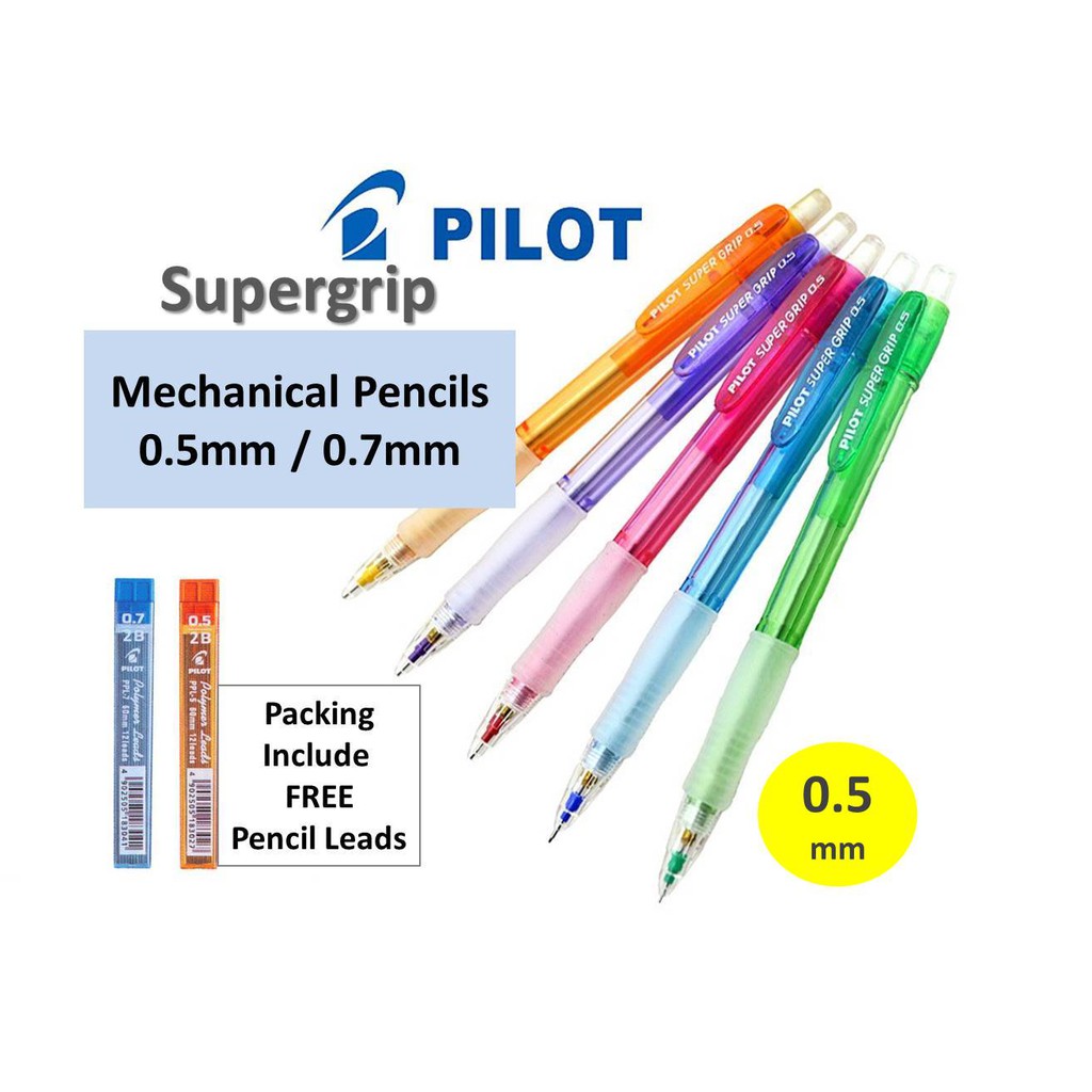 Pilot Mechanical Pencil Rexgrip Supergrip Progrex Shaker 2020 0.5mm 0 