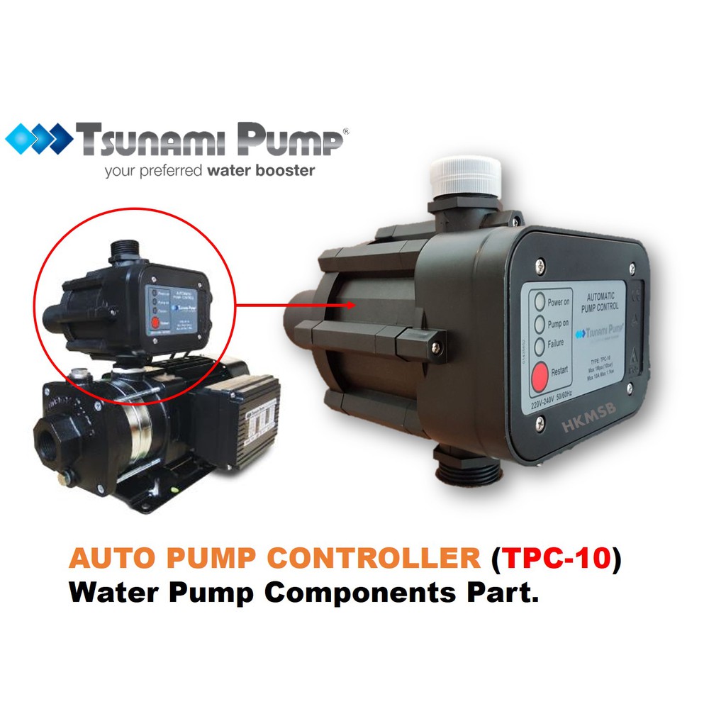 Tsunami Home Water Pump Auto Press Controller Pc Booster Pump