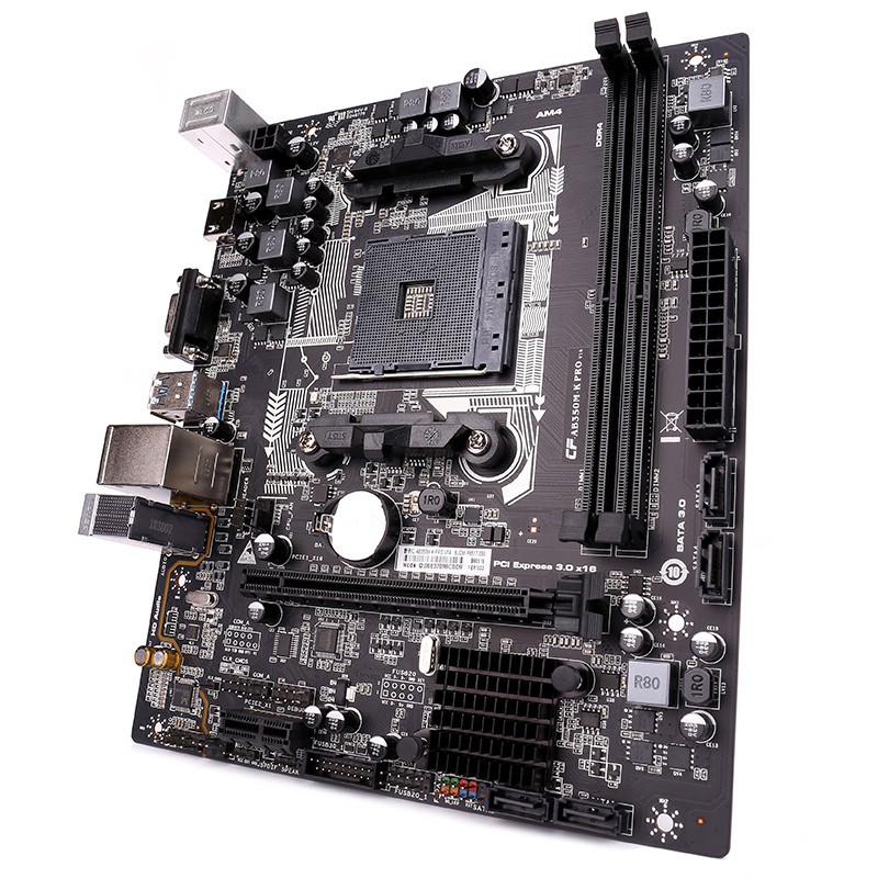 GIGABYTE D3H AM4 REFURBISHED MOTHERBOARD GA-AB350M-D3H-NO BOX