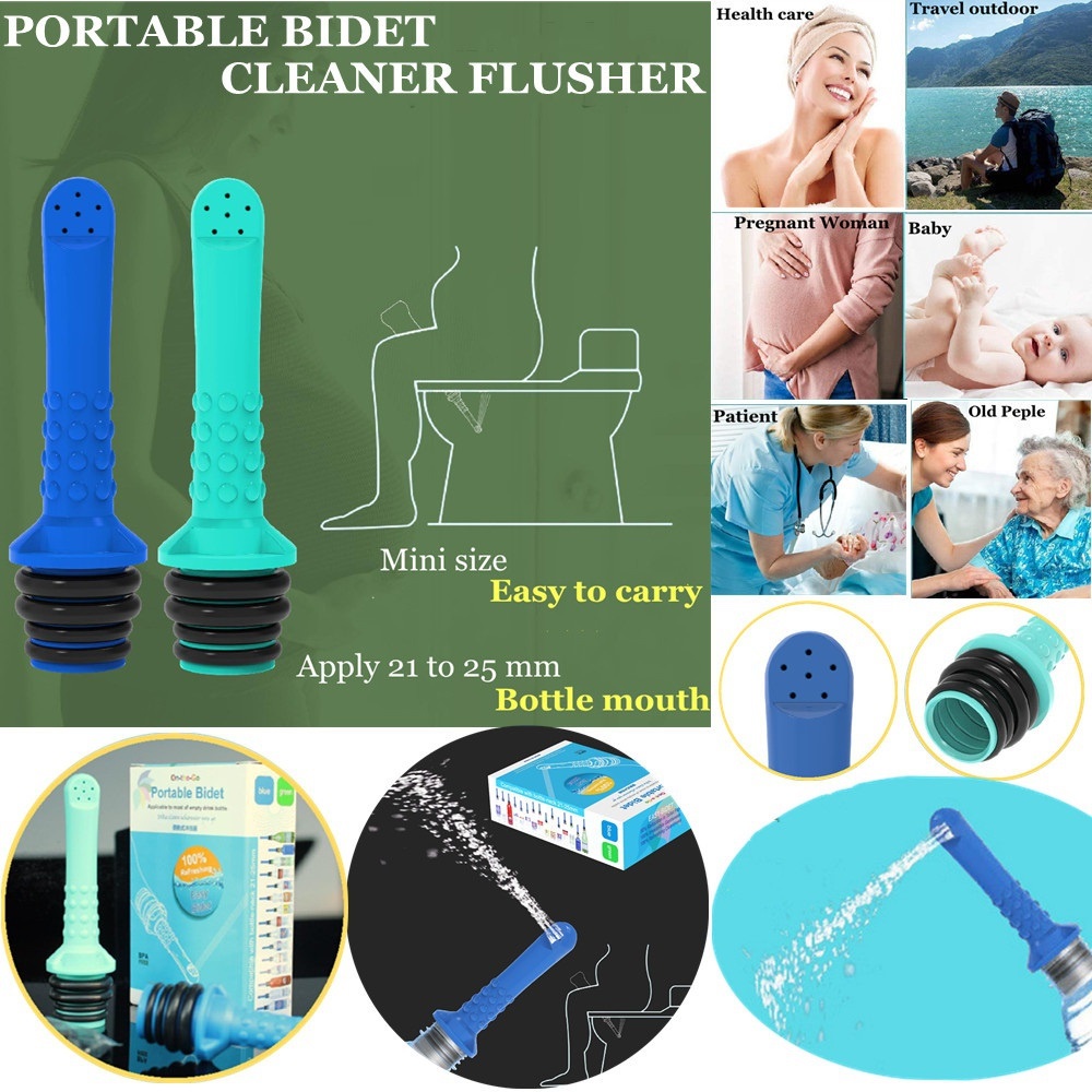 Traveling Cleaning Ass Flushing Anus Bidet Trip Portable Travel Bidet Cleaner Personal Hygiene Outdoor Bottle Packets Body Flusher Washing Personal Hygiene Gadget Rinse Tools Kit