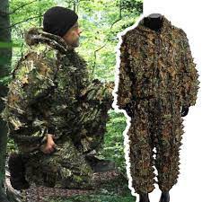 Suits Hunting Clothes Maple Leaf Training Uniform Military Sniper Cloak Camouflage Clothing