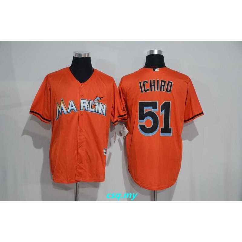 orange marlins jersey