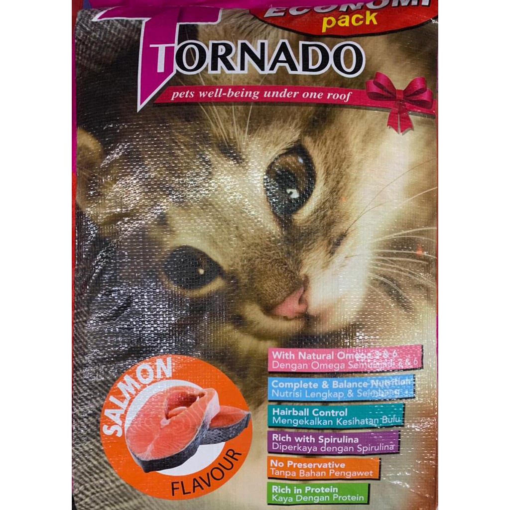 Tornado Cat Food Salmon (Economy Product 8Kg) | Shopee Malaysia