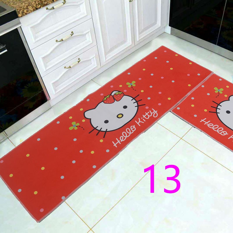 3d Carpet 2pcs Anti Slip Bedroom Kitchen Living Room Floor Mat Set