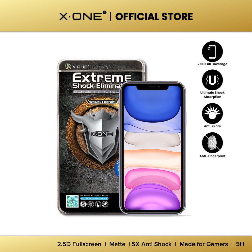 X.One Extreme Series Matte Fullscreen Screen Protector i phone 11/XR