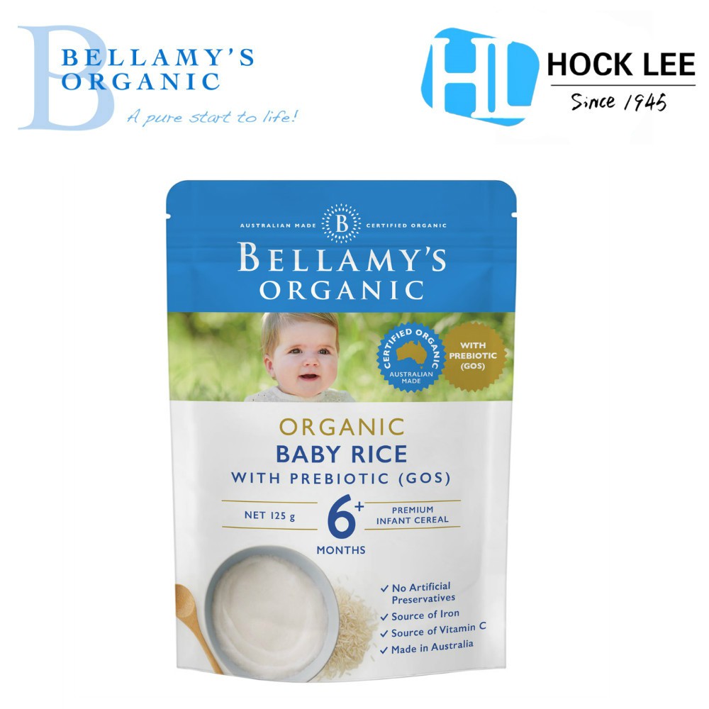 bellamy's organic baby rice