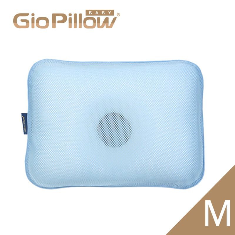 Korea GioPillow Baby Pillow Prevent Flat Head M Size Blue