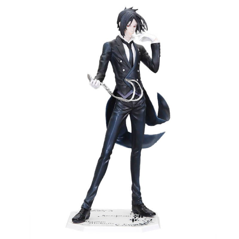 Anime Black Butler Kuroshitsuji  Sebastian Michaelis 8" PVC Figure W Retail Box 