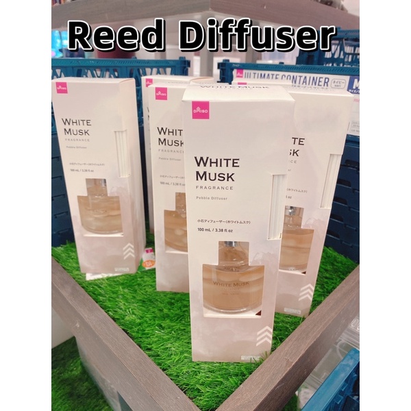 Daiso Reed Diffuser White Musk 100ml Aroma Water With Stick Shopee