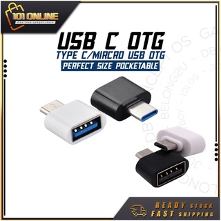 OTG ON THE GO MICRO USB TYPE C TO USB FEMALE FOR PENDRIVE U DISK KEYBOARD MOUSE JOYSTICK READER READYSTOCK