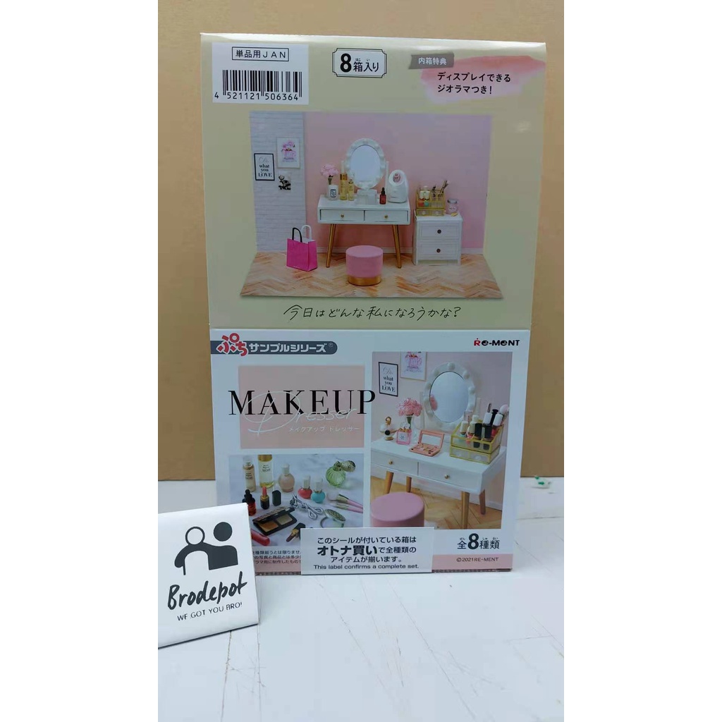 Ready Stock Re Ment Candy Toy Gachapon Miniature Toy Makeup Dresser Figure Set Of 8 Shopee Malaysia