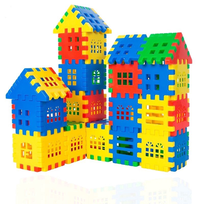 Building blocks children s educational house blocks game for kids