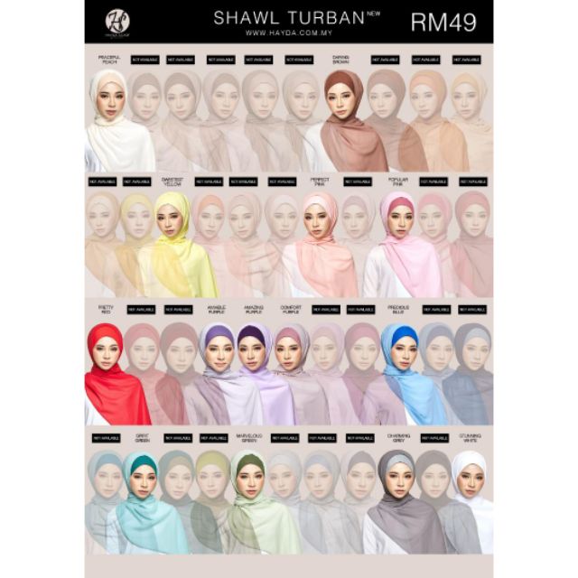 SHAWL TURBAN HAYDASCARF