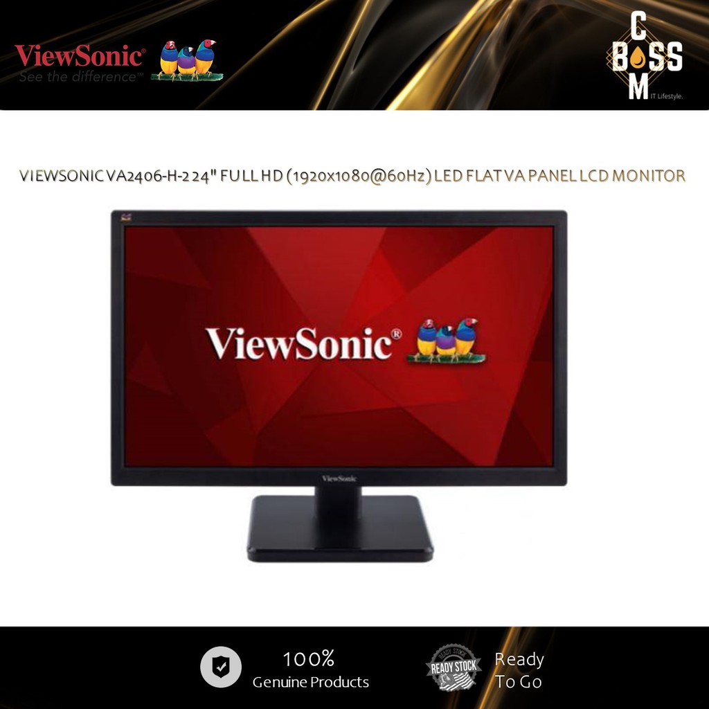 *HOT MODEL* VIEWSONIC VA2406H2 24" FULL HD (1920x108060Hz) LED FLAT