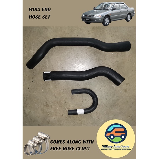 PROTON WIRA VDO RADIATOR & BY PASS HOSE SET Shopee Malaysia