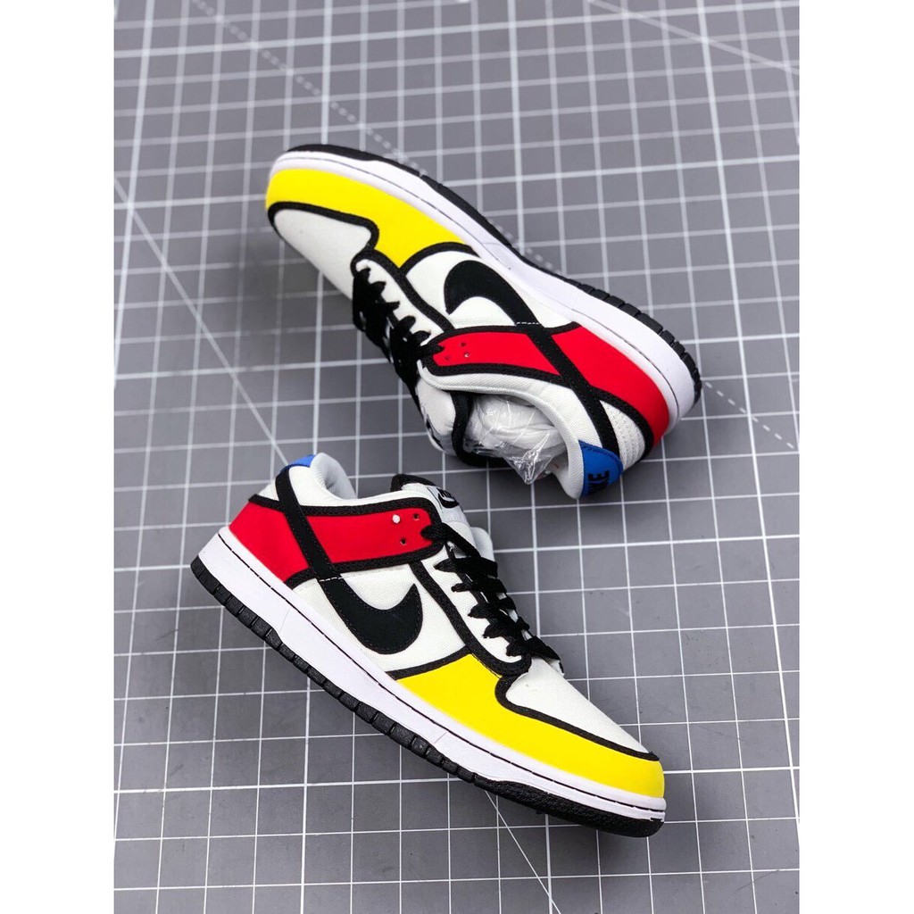 Monarquía lado empujar ♥【Hot sale】♥Nike Dunk SB low Piet Mondrian retro trend individual casual  shoes | Shopee Malaysia