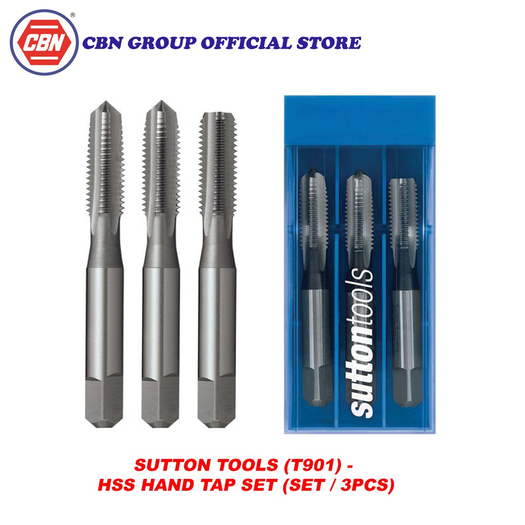 SUTTON TOOLS (T901) HSS HAND TAP SET (SET / 3PCS) Shopee Malaysia