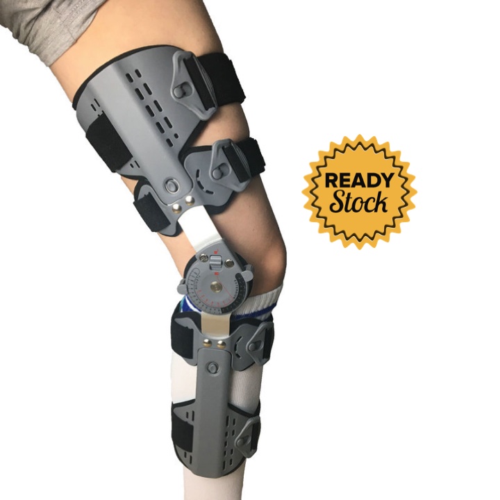 Range of Motion (ROM) Hinged Knee Fixation Brace (Free Size) Shopee Malaysia