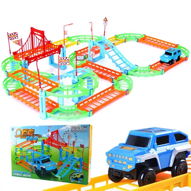 variable track set cars