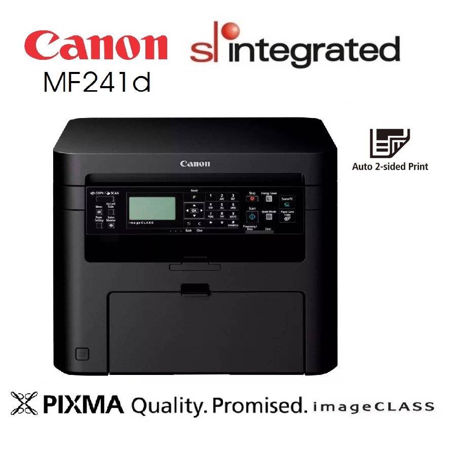 Canon ImageCLASS MF241D All-In-One Monochrome Laser Printer | Shopee ...