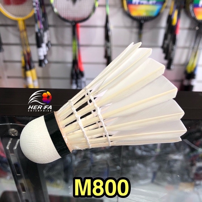 Ling Mei Feather Shuttlecocks M600   M700   M800 100%original (12pcs 