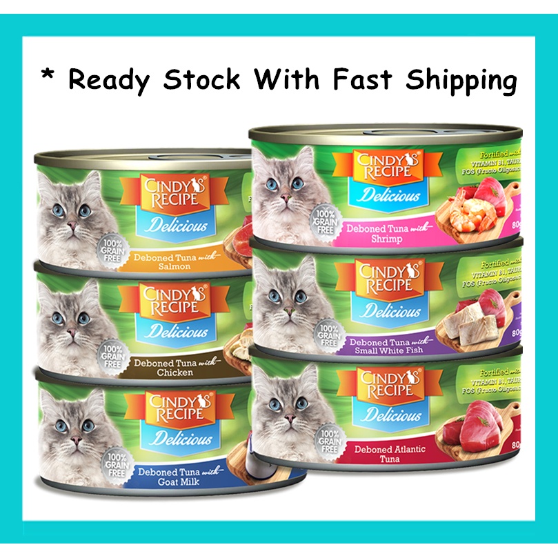 Cindy's Recipe Delicious Series 80g Cat Canned Wet Food | Cat Food ...