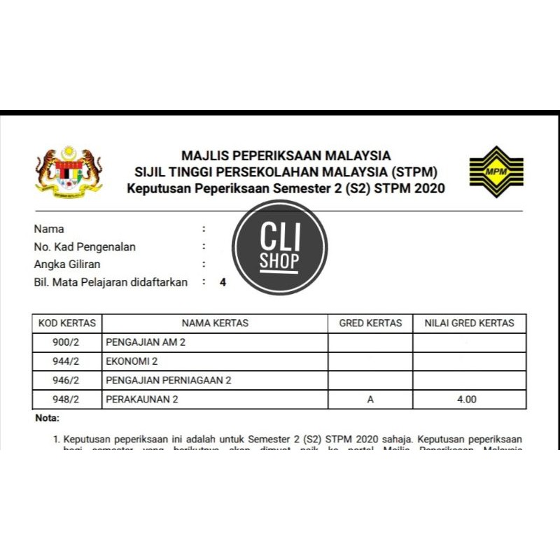 Buy STPM Perakaunan Soalan Tahun Lepas (Past Year Questions & Answers