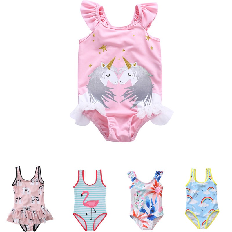 baby unicorn bathing suit