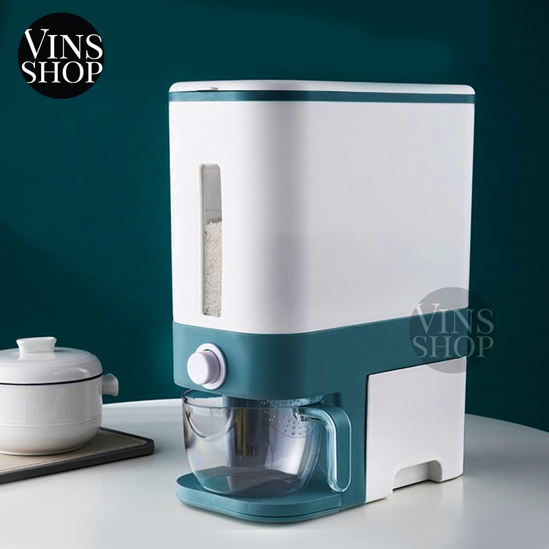 Innovative Japan Rice Dispenser Box Storage Hygiene Clean Food Container