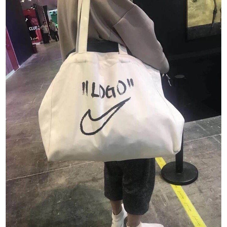 off white nike tote bag