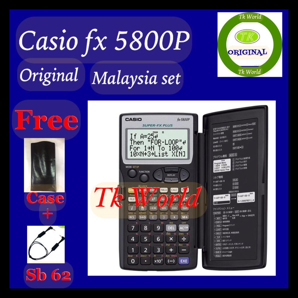 Casio FX5800P Programmable Calculator original Malaysia ...